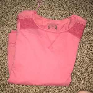 Dressy mauve sweatshirt size Small